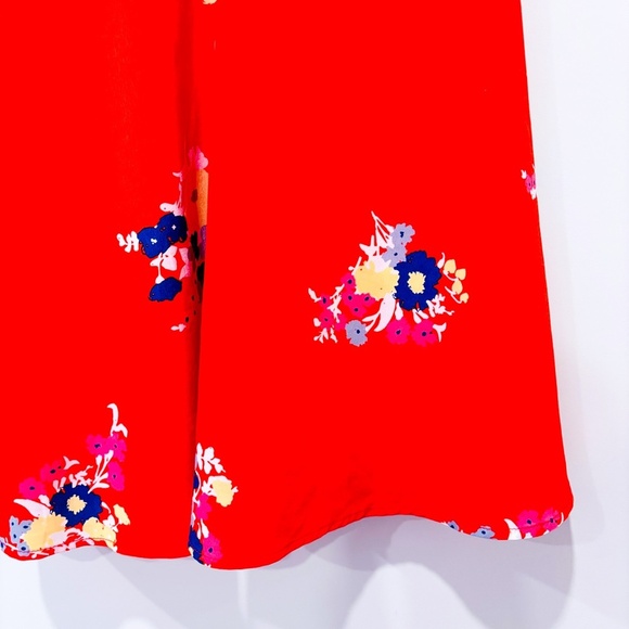 MODCLOTH Red floral dress - Picture 4 of 6